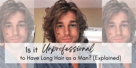 Is long hair unprofessional?